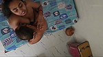 Boyfriend enjoying with girlfriend big sister