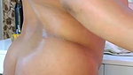Hot aunty drilling her ass with dilo machine