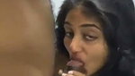 Sexy girl giving Blowjob to bf