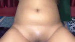 Aunty riding dilo  showing