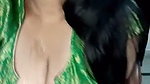 Aunty showing her huge boob  showing
