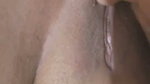 Aunty showing her wet pink pussy