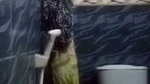 Beautiful aunty showing her nude body in bathroom