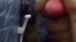 Beautiful aunty showing her nude body in bathroom
