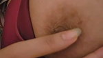Beautiful girl showing her sweet boob