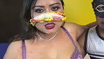 Rose bhabhi giving Handjob to husband
