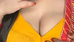 Ritika showing her sexy boob