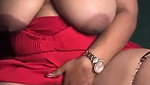Sexy bhabhi showing her boob  using brown dilo