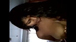 Tamil aunty riding  suck her own boob