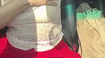 Beautiful bhabhi rubing her pussy inside car