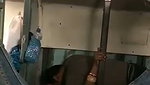 Neighbor uncle enjoying with bhabhi in train