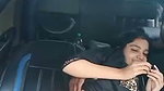 Desi couple romance in car on Highway side