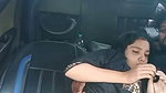 Desi couple romance in car on Highway side