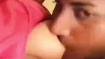 Desi Boyfriend Sucking her Girl milk milk