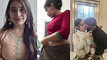 Girlfriend change clothes in video call
