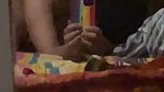 chubby tanker girl bj and fucking hard threesome in club