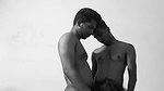 chubby tanker girl bj and fucking hard threesome in club
