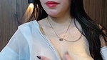 Beautiful girl showing her boob