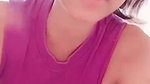 Beautiful girl showing her hot figure  boob