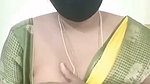 Tamil aunty showing her nipple  pressing