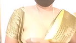 Tamil aunty showing her nipple  pressing