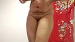 Aunty dancing  showing her beauty