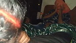 Aunty fucking hard with two young boy in moving bus