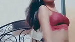 Beautiful girl showing her beauty  enjoying