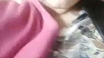 Beautiful girl showing her huge boob