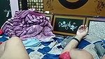 Devar fuck his bhabhi hard on bed moan loudly