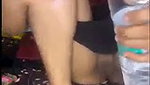 Sexy girl showing her pussy  finger