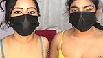 Two sexy girl suck each other boob  enjoying