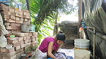 Hanging boobs display INDIAN CLEANING CLEANING VLOG itsriyavlogs