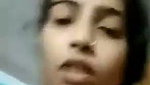Girlfriend show her bobbs on video call to her bf