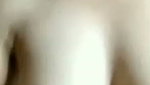 Girlfriend show her bobbs on video call to her bf