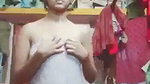 Teen Girl before bathing video