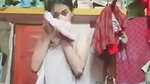 Teen Girl before bathing video