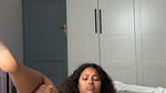 curly hair girl pussy rubbing