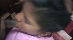 Aunty suck cock  give Handjob