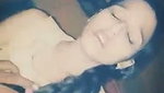 Beautiful girl rubing hard