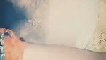 Beautiful girl rubing hard
