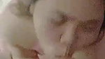 Chubby Virgin Cousin Sister Keeps on Sucking after Cumming