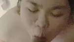 Chubby Virgin Cousin Sister Keeps on Sucking after Cumming