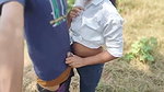 Beautiful girlfriend fucking hard in Doggy position outdoor