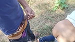 Beautiful girlfriend fucking hard in Doggy position outdoor