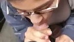 Sexy girl giving Blowjob  enjoying