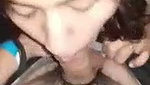 Sexy girl giving Blowjob  enjoying