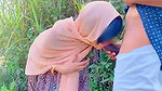 Stepsister riding  fuck Outdoor very risky public fucking