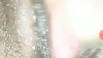Hubby showing wife pussy in live