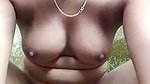 Beautiful girl fingering her pussy  boob pressing